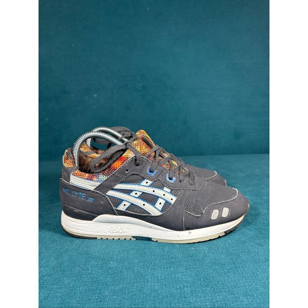 ASICS Gel Lyte III H499Y Women’s Size 7.5 Grey Blue Casual Sneakers Retro Runnin - Picture 3 of 9